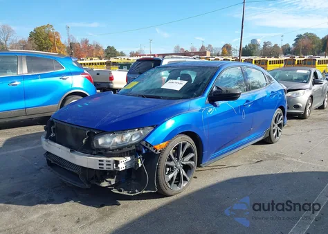 2017 Honda Civic Sport из США, поврежденный, VIN SHHFK7H44HU218703